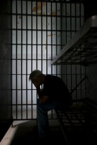 Man in Jail cell